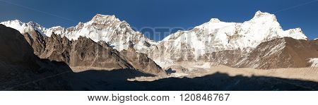 Ngozumba Glacier And Mount Everest, Nepal