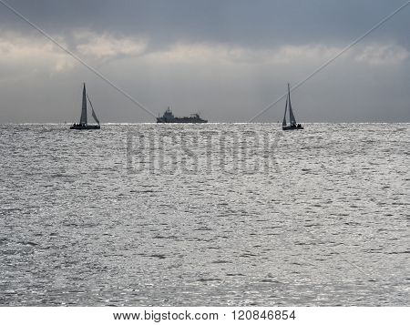 Sea ocean wave France Mancher