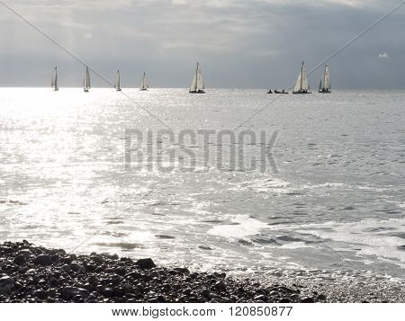 Sea ocean wave France Mancher