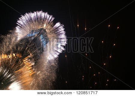 New Year Fireworks at Taipei 101
