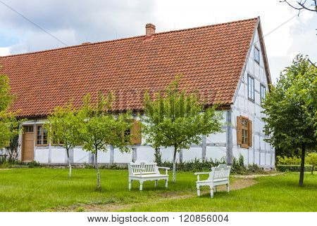 Kaszubski ethnographic park in Wdzydzki Park Krajobrazowy, Pomerania, Poland