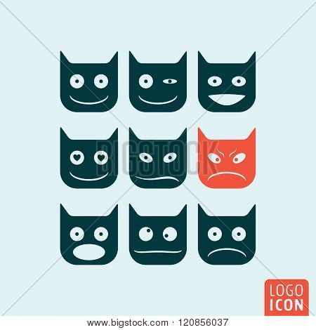 Emoticons Icon Isolated