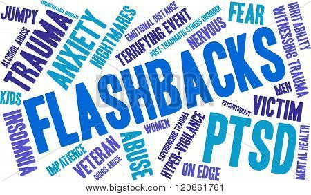 Flashbacks Word Cloud