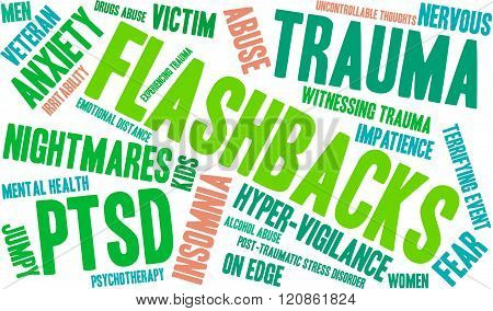 Flashbacks Word Cloud