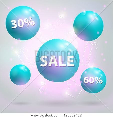 Vector Sale Banner Design.