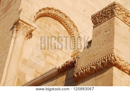 Detail Of The Church Of Trani - Apulia - Italy