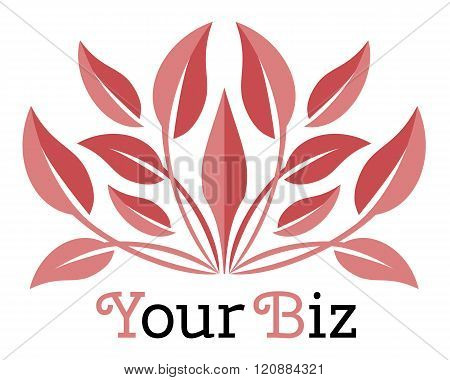 Stylized leafs logo