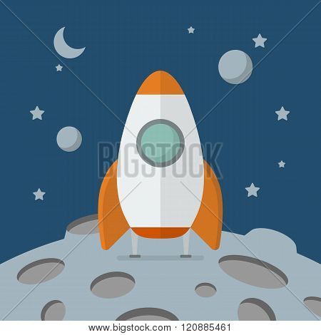 Rocket Landed On The Moon