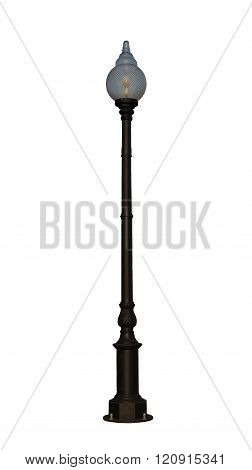 Street lamp post.