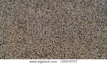 background of sand and small gravel stone texture.