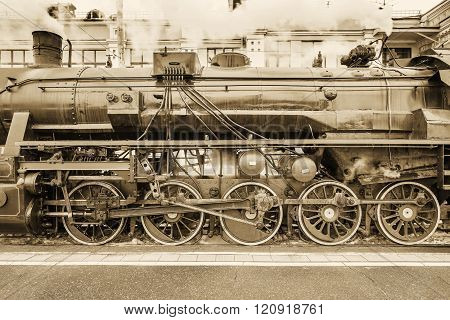 Retro Steam Train.