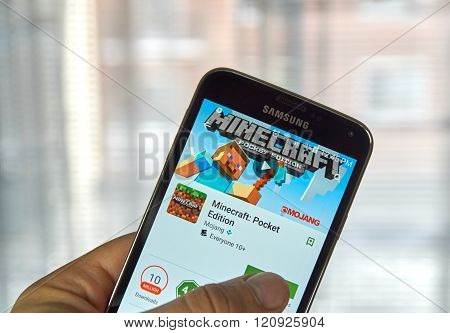 Minecraft Mobile Game.