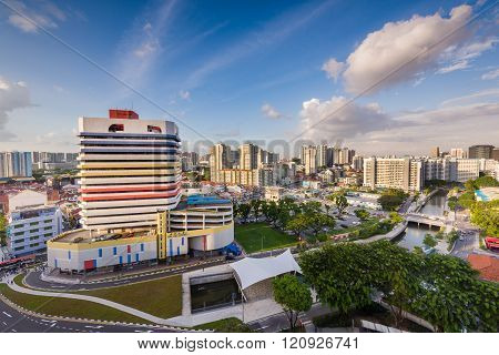 Sim Lim Tower At Sunset