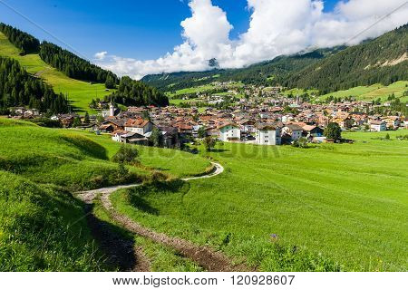 Panorama Of Fassa Valley