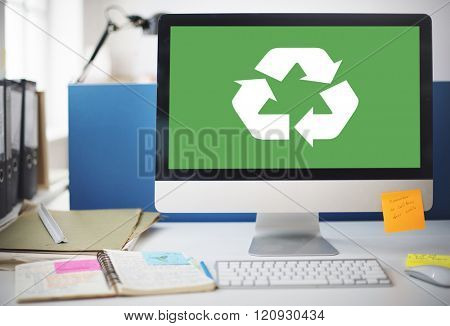 Recycle Green Environment Conservation Eco Concept