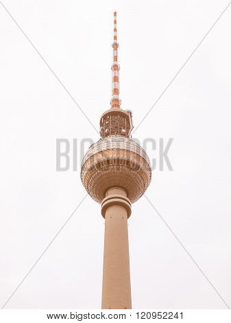 Tv Tower, Berlin Vintage