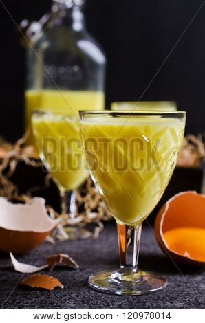 Yellow Liquid In A Glass