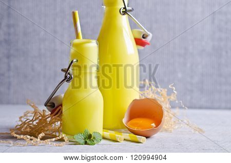 Yellow Liquid In A Glass