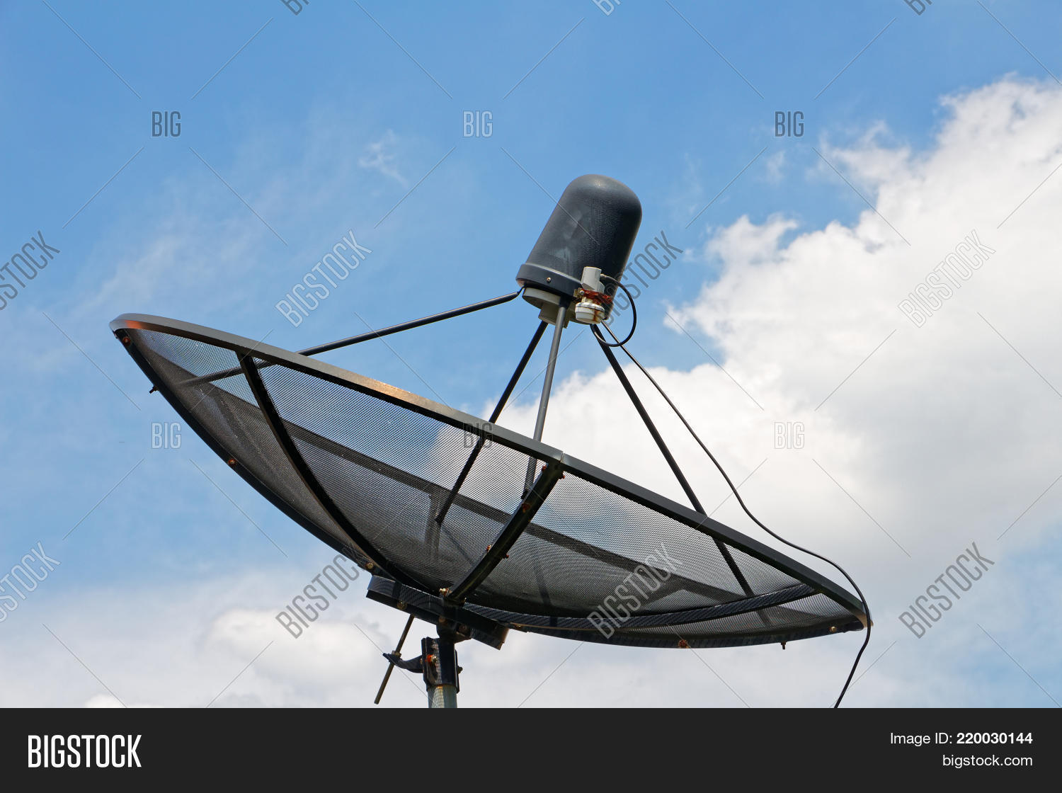 Black Satellite Dish Image & Photo (Free Trial) Bigstock
