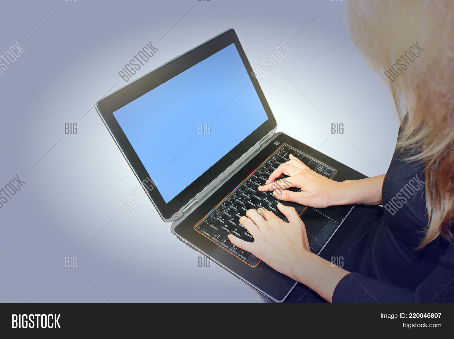 Woman Working Behind Image & Photo (Free Trial) | Bigstock