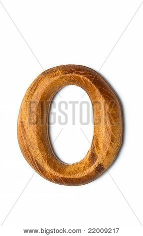 Fuente de madera aislado
