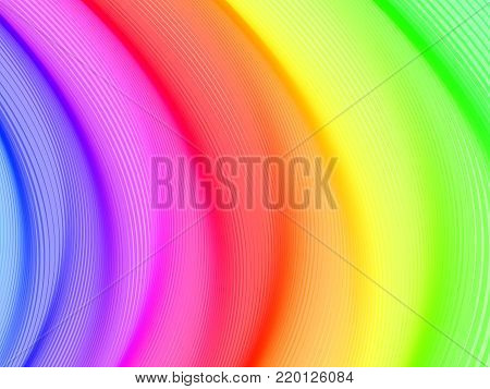 Abstract striped background. Rhythmic colorful lines. EPS10 with transparency. Spectrum background. Abstract composition with curve lines. Abstract 3d effect. Illusion of three dimensional surface.