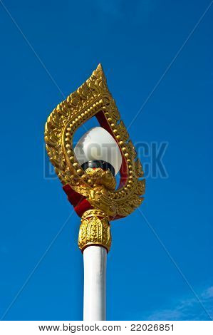 Conception de décor d'or de Temple