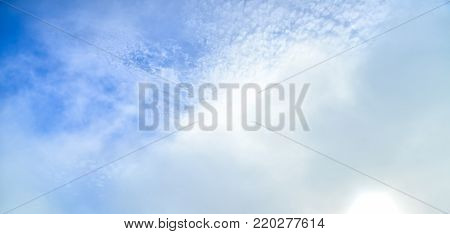 Beautiful Blue Sky With Clouds