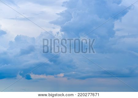 Beautiful Blue Sky With Clouds