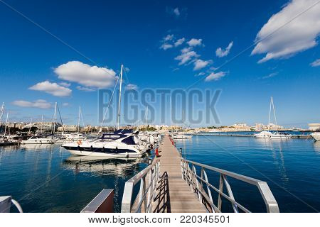 Port In Msida On Malta