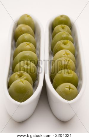 Aperitivo de la oliva