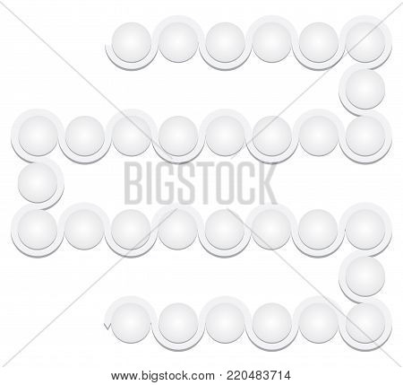 Symbolic union of actions, numbers or events in a single chain.