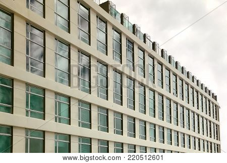 Horizontal Image Of A Modern Building In San Francisco, California