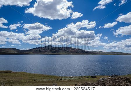 Landscape with lagoon in Cerro de Pasco - Peru