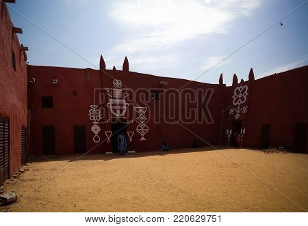 Exterior view to Damagaram sultan residence 24 september 2017 Zinder, Niger