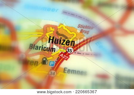 Huizen, village in the Netherlands, in the province of North Holland (Europe).