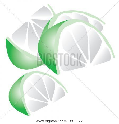 Rasterized_vector_green_lime_wedges