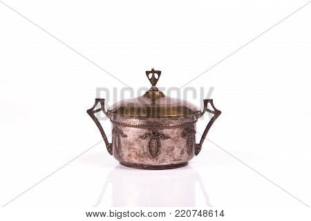 Antique Silver Sweets Box