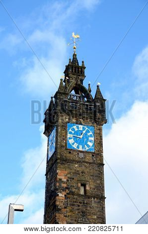 Tolbooth Steeple is one of the few remaining medieval structures left in Glasgow