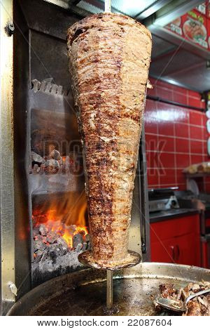 Tureckého Döner Kebab