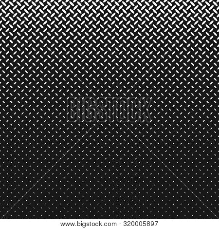 Monochrome Halftone Diagonal Ellipse Pattern Background - Abstract Geometrical Vector Template Graph