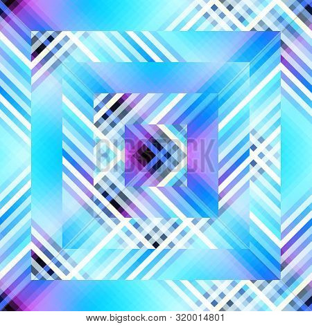 Geometric Abstract Pattern In Low Poly Style.