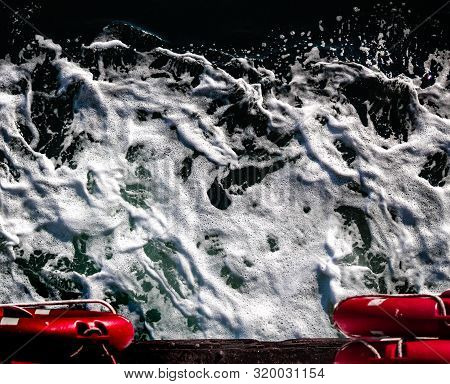 Foam On The Blue Sea / Life Preserver