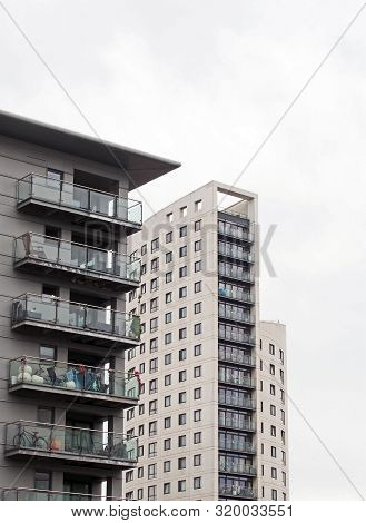 Leeds, West Yorkshire, United Kingdom - 14 July 2019: Clarence House A 218 Foot Tall Modern Apartmen