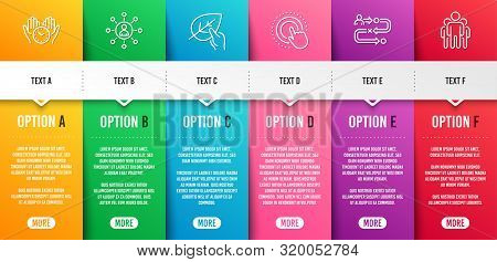 Journey Path, Networking And Click Hand Line Icons Set. Infographic Timeline. Organic Tested, Safe T