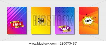 Whats New Symbol. Cover Design, Banner Badge. Special Offer Sign. New Arrivals Symbol. Poster Templa