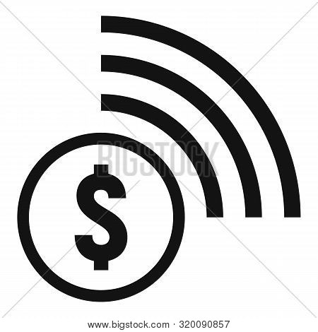 Contactless Payment Icon. Simple Illustration Of Contactless Payment Vector Icon For Web Design Isol