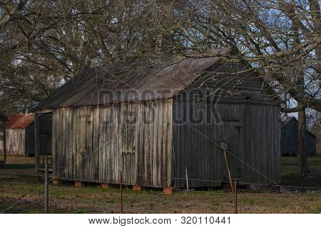 Slave Quarters At The Laurel Valley Sugar Plantation