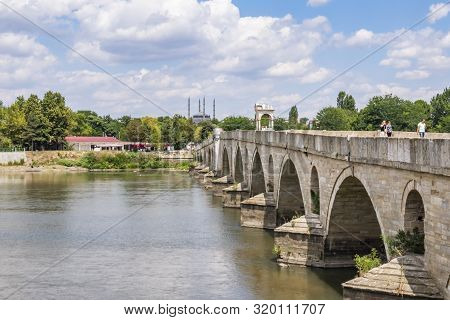 Edirne,turkey-august 4,2019.edirne Is A Gateway Of Turkey Opening To Western World In Thrace, The Fi