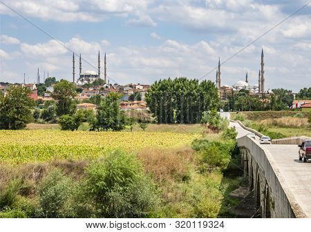 Edirne,turkey-august 4,2019.edirne Is A Gateway Of Turkey Opening To Western World In Thrace, The Fi